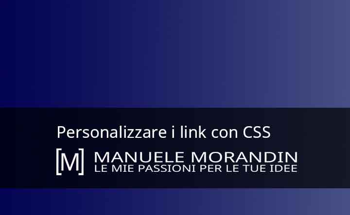 Personalizzare i link con CSS