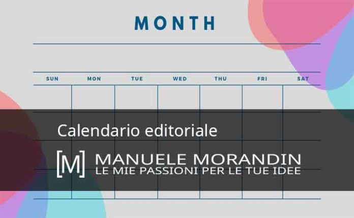 Calendario editoriale