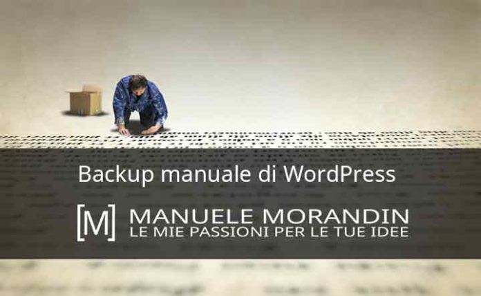 Backup manuale di Wordpress