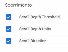 variabili di scorrimento